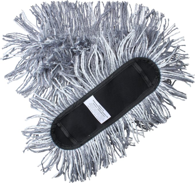 Hand mop - Microvezel - 20x6x2 cm - Grijs - Wasbaar