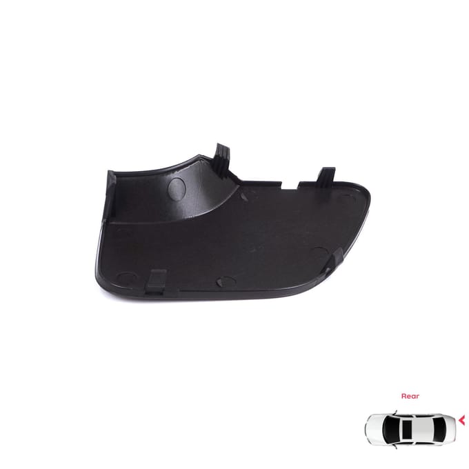 BSP1193 Achterbumper Trekhaak Oogafdekking Zwart voor Renault Dacia Duster MK2 HM 2017-2023 511656583R