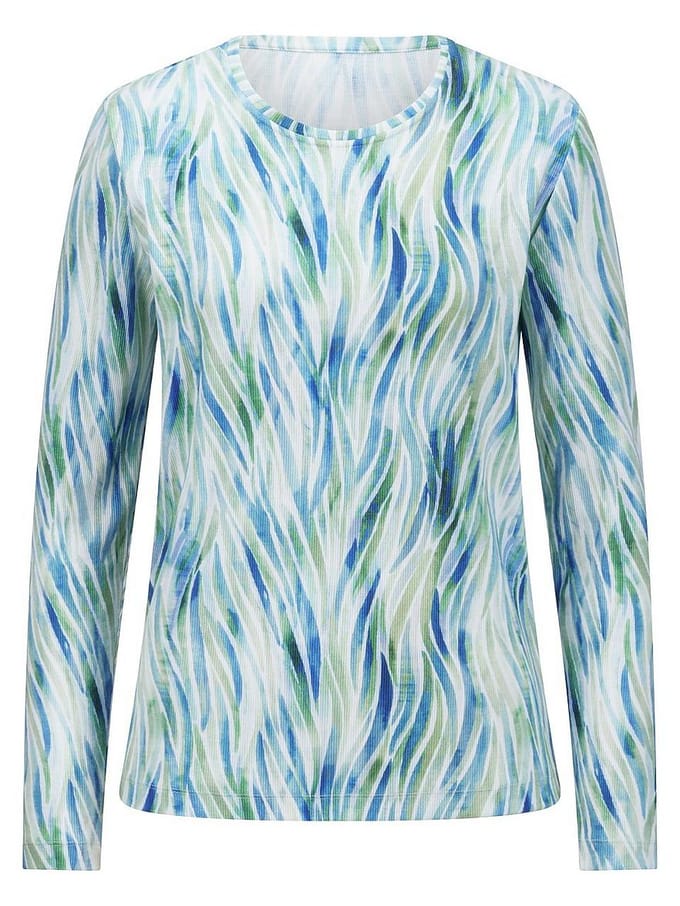 Shirt ronde hals Van Peter Hahn wit