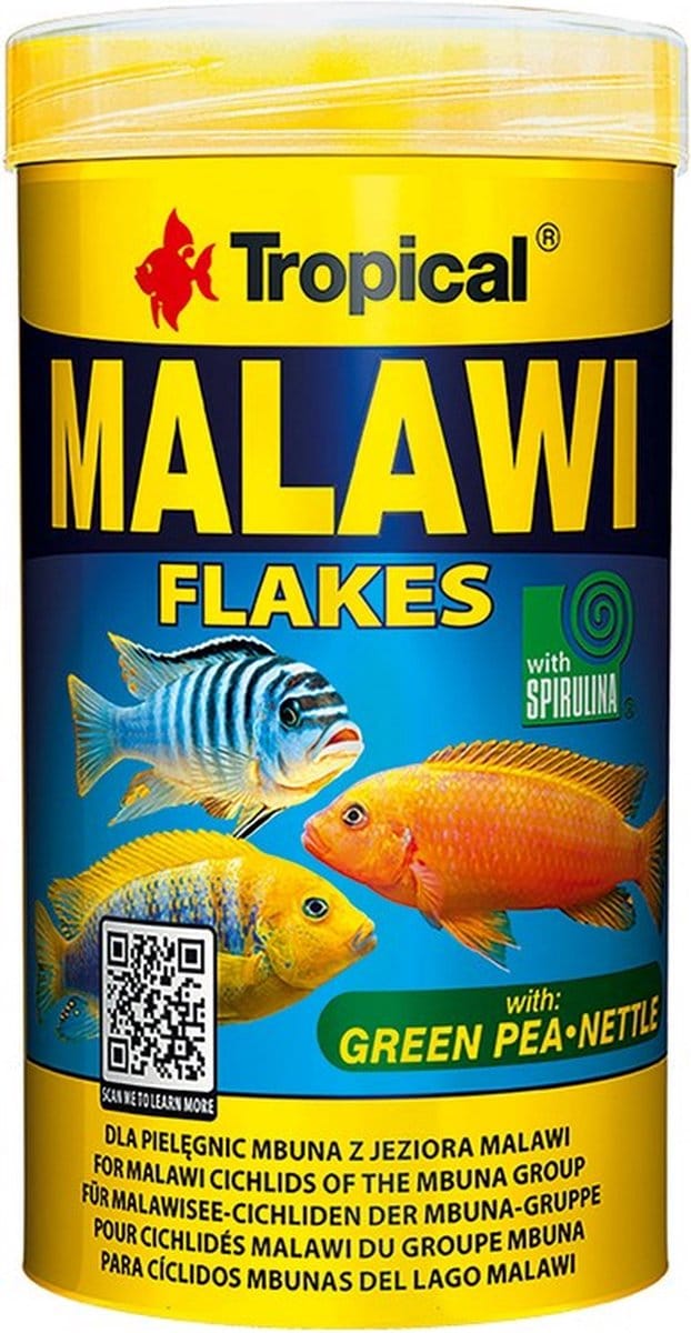 TROPICAL visvoer  Malawi flakes 200gr/1000ml