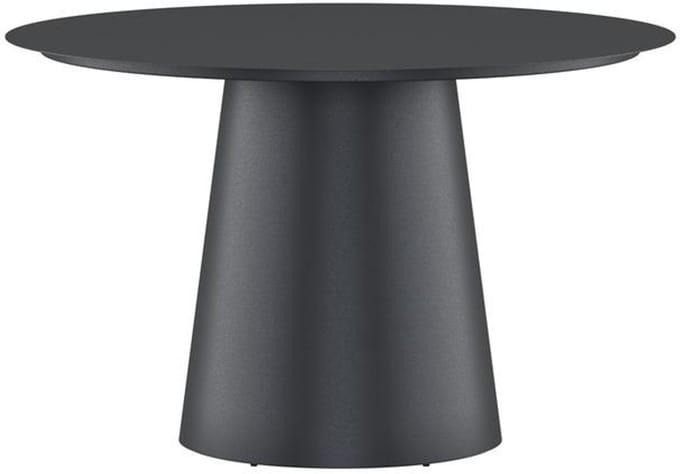 Svea - Elliott ronde tuintafel ø120 - zwart aluminium