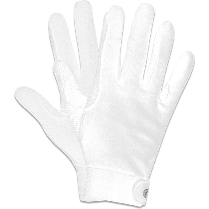 Katoenen handschoenen S wit basic