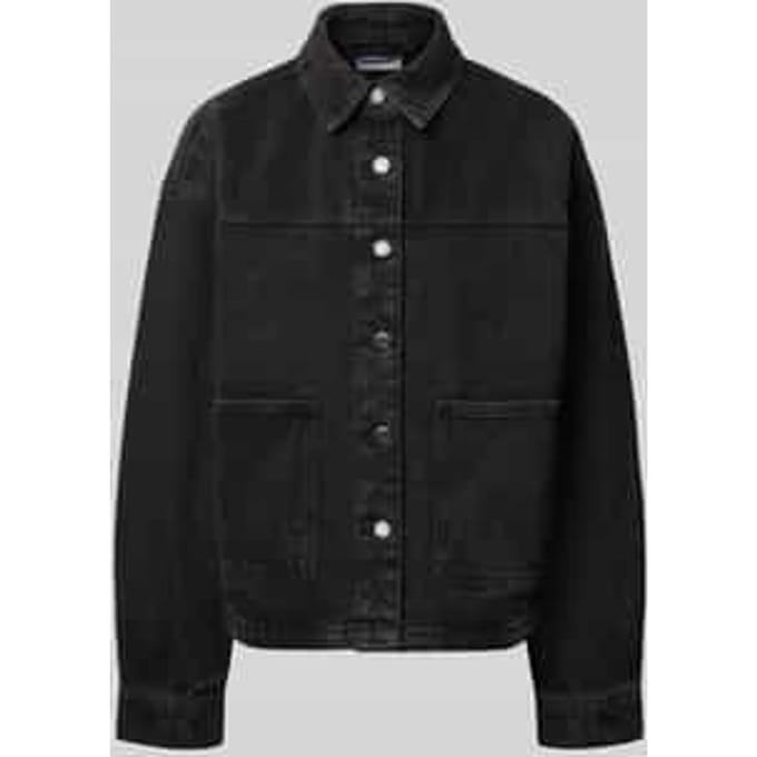 jeansjack met opgezette zakken model 'KETTIE'