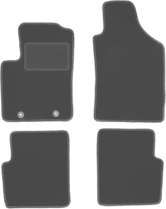 Grafiet automatten voor: Fiat 500 cabrio, hatchback (2007-2013)