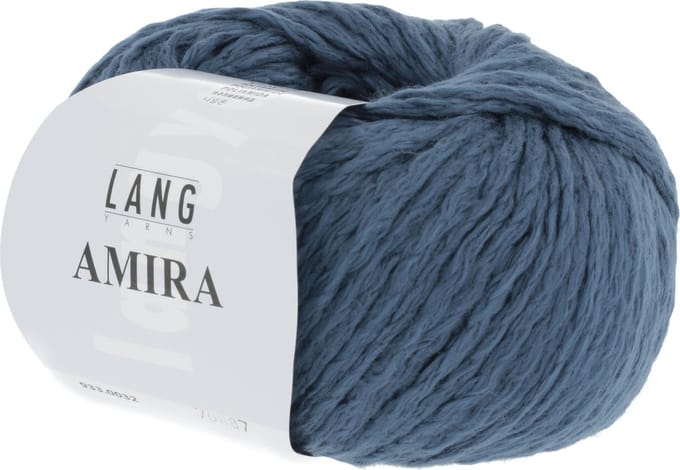 Lang Yarns Amira - 32 blauw - Katoen Garen