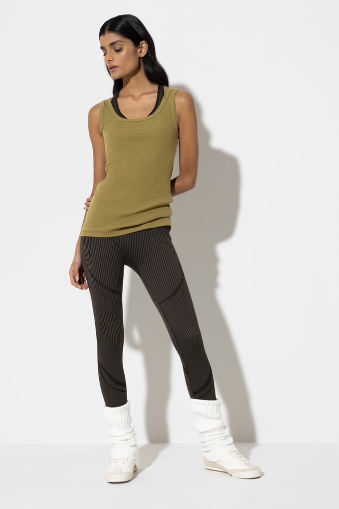 Top Serie Ribbed Golden Moss