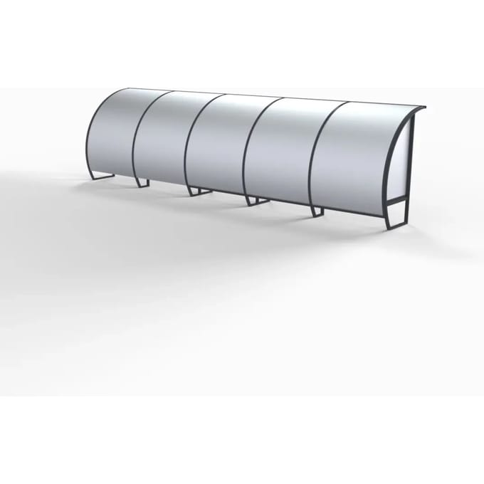 Volledig aluminium 15-persoons touch shelter Sodex Sport