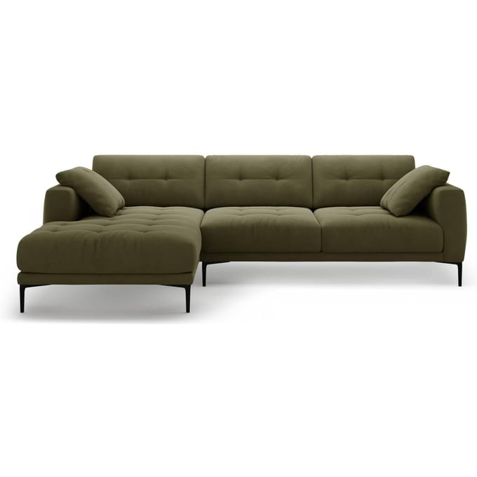 Hoekbank Bemy velvet links | Micadoni