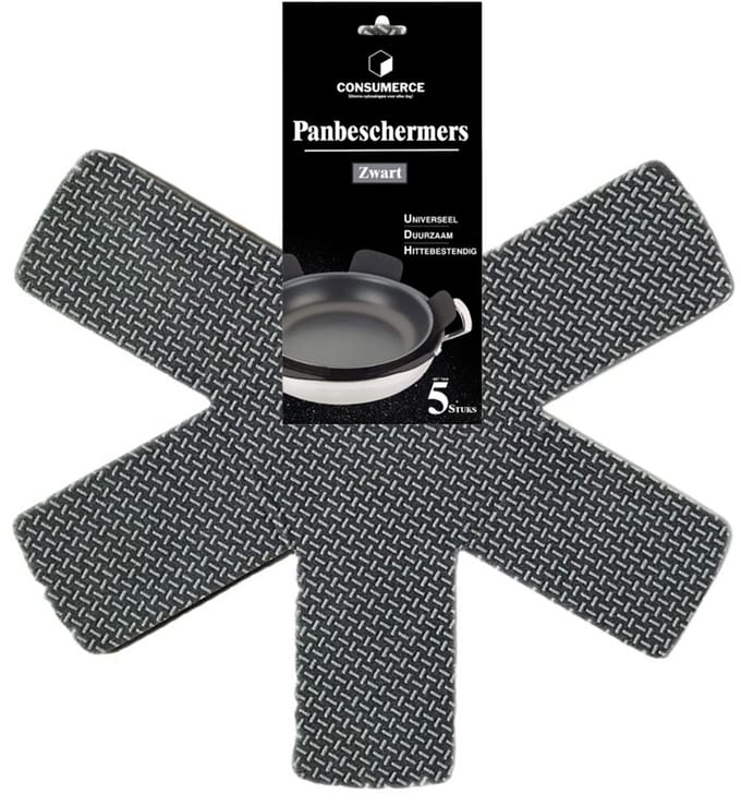 Consumerce® Pannenbeschermers Vilt - Set 5 Stuks - Pannenonderzetter