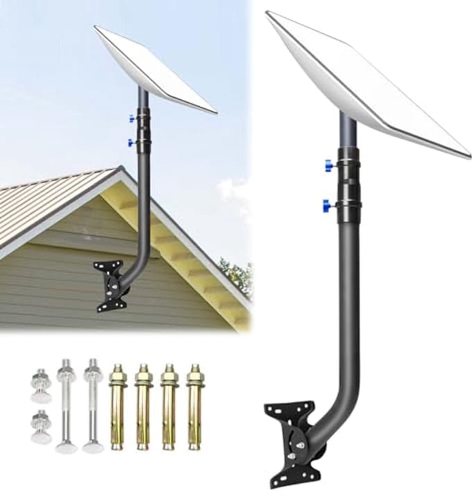 Verstelbare Satellietschotel Montage voor Buiten - Antennenmast Houder