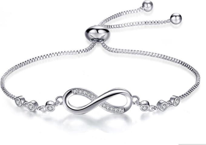 Montebello Armband Caia Infinity - Messing Verzilverd - Symbool - Oneindig