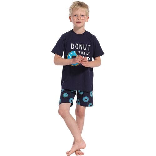 Jongens shortama donut van Pastunette Blauw jongen 116