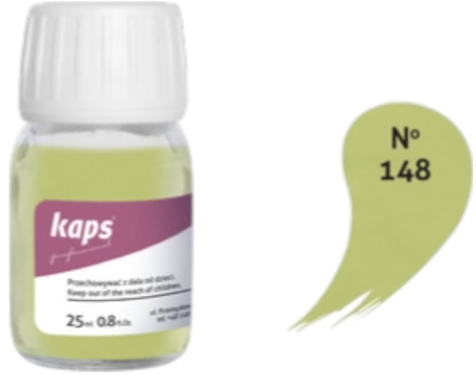 Kaps super color leer & kunstleer verf inc.cleaner - (148) Appelgroen - 25ml