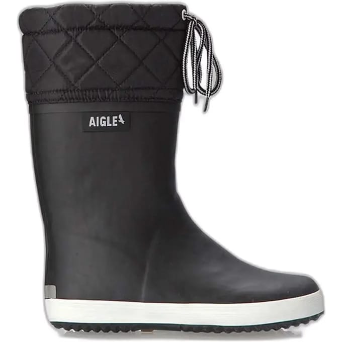 Aigle Giboulee 2 | Zwart/Wit - Regenlaarzen - Maat 26 - Black