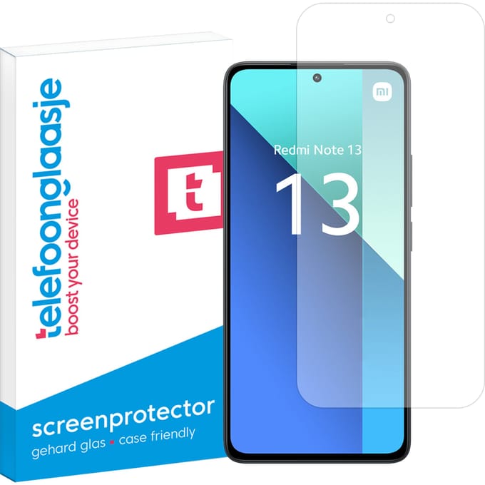 Xiaomi Redmi Note 13 4G screenprotector gehard glas