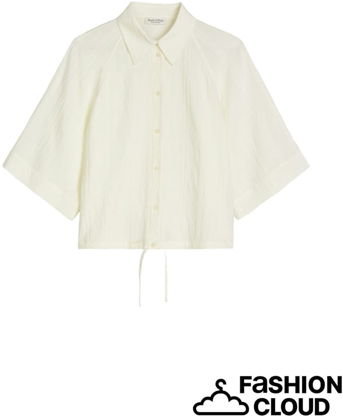 marc o'polo - Dames blouse - Maat 42 - Vrouwen - wit - Viscose