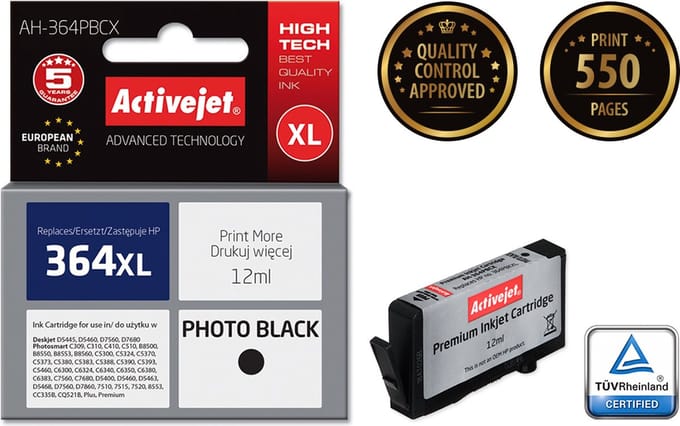 ActiveJet-inkt voor Hewlett Packard No.364XL CB322EE.