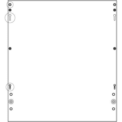 AEG buitenpaneel deur, 600x668mm 140000309041