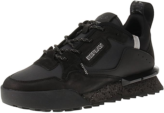 Replay Field Melt 3 GMS1P C0076L- Herentrainers - 003-Zwart