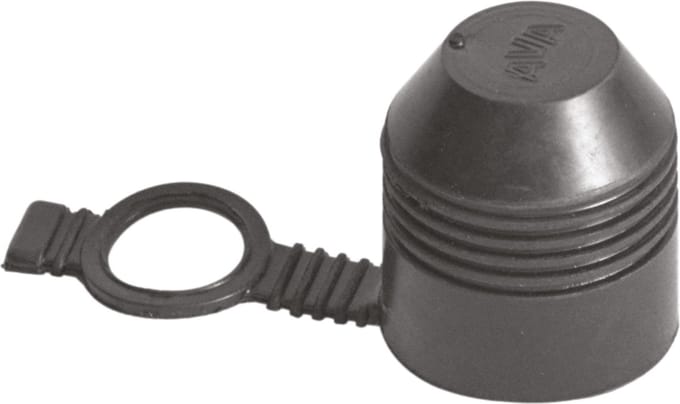 Carpoint Trekhaakdop Met Rubber Ring Zwart