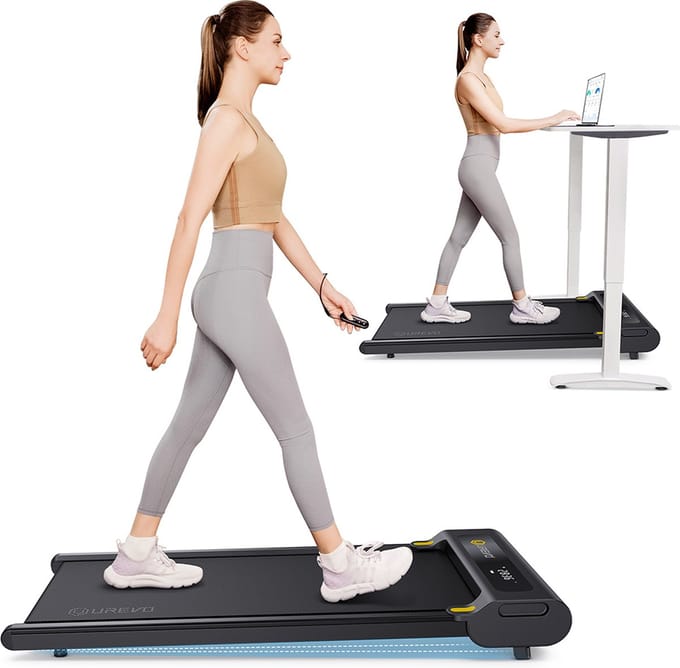 UREVO Spacewalk E3S Manual-inclined Walking Treadmill