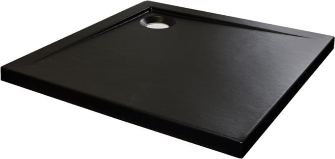 Sanifun douchebak Nero 800 x 800 x 45 Zwart