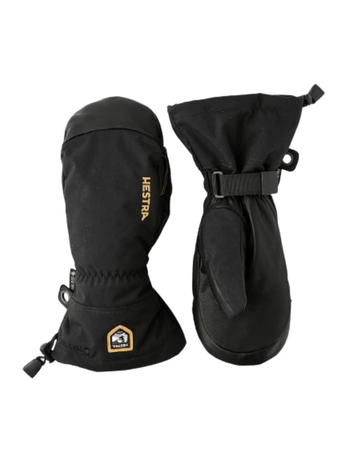 Hestra Army Leather Gore-Tex, skiwanten, zwart