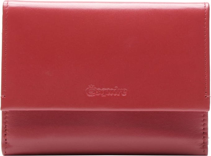 Esquire Portemonnee Silk 02 Wallet Red Donkerrood