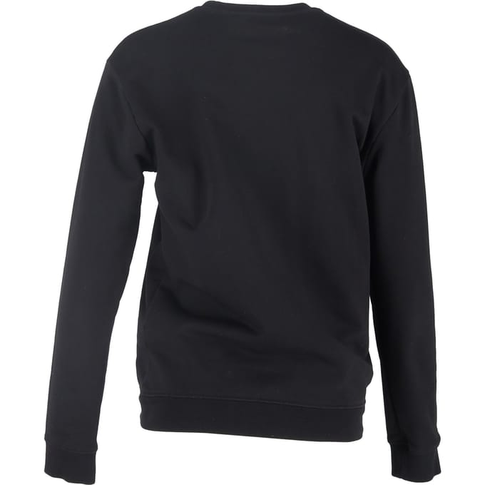 MCQ fluwelen trui met logo in zwart katoen