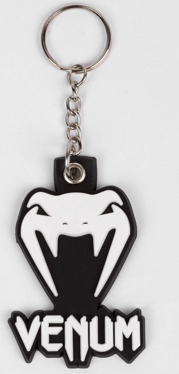 Venum Classic - Sleutelhanger - Wit Logo - Elastische Gummi