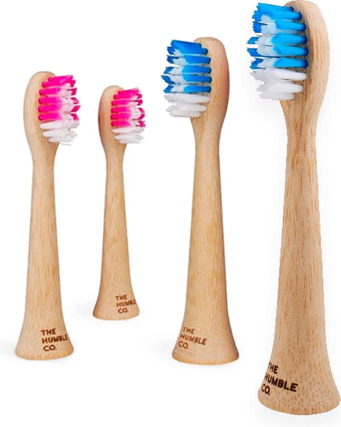 Opzetborstels - Bamboe - 4-pack - Geschikt voor Philips Sonicare