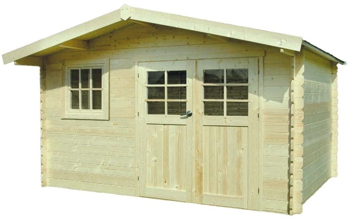 Solid Superia Traditional-linz Tuinhuis - Vurenhout - Geïmpregneerd - 388x388cm