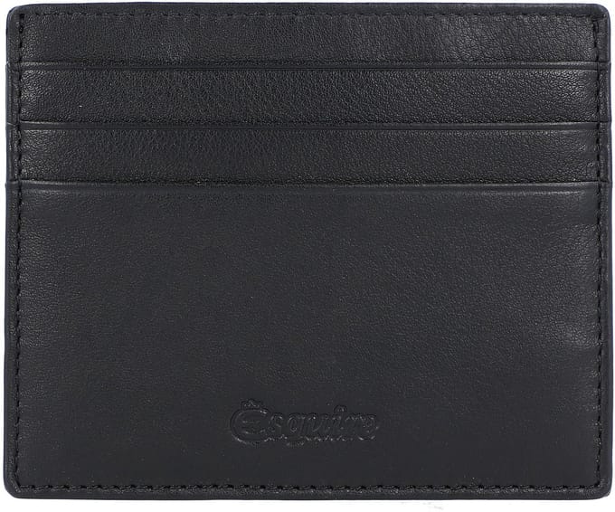Esquire Oslo creditcard etui RFID leer 10 cm - 6 Sleuven - schwarz