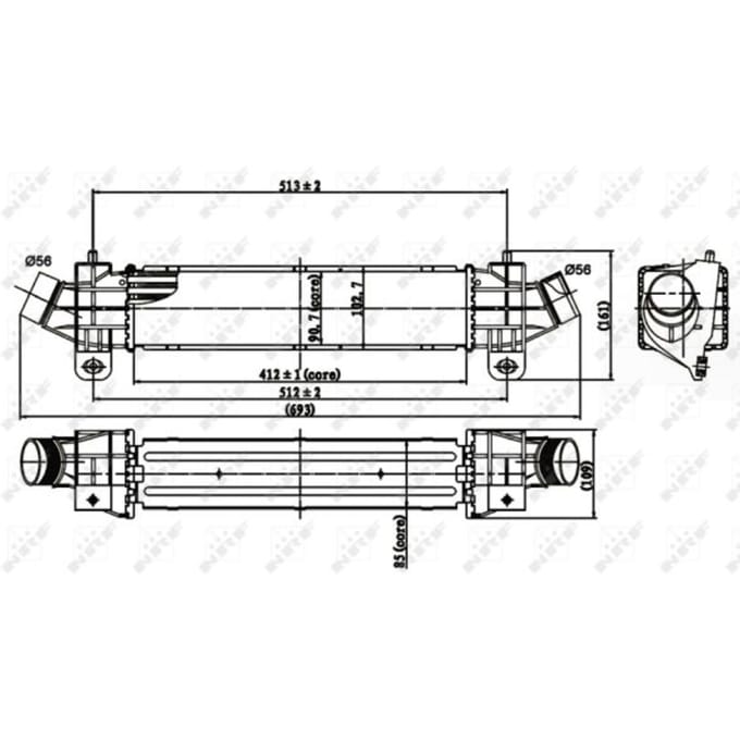 Intercooler NRF 30840