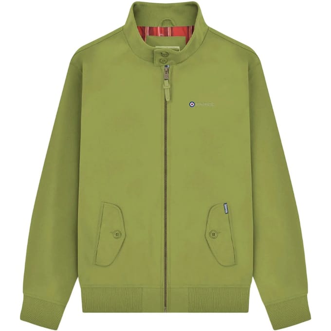 Lambretta Heren Target Waterafstotende Hoodie (Olijf)
