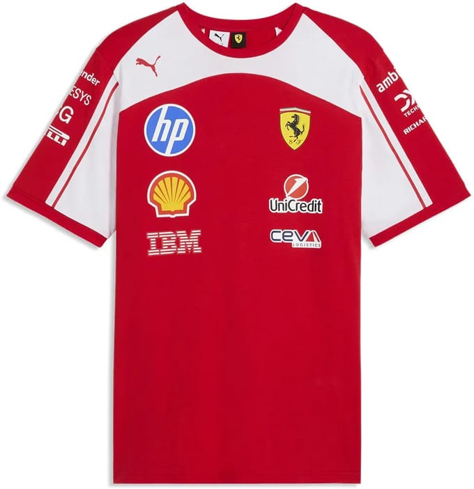 Ferrari Teamline Shirt 2026 XXL - Lewis Hamilton - Charles Leclerc - Formule 1