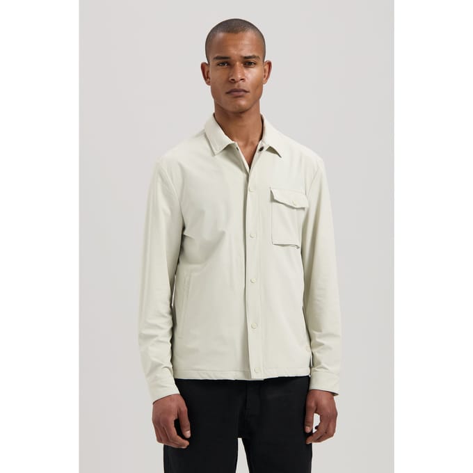 Dstrezzed Ds-lason Overshirt Mineral Grey Größe: M | Casual hemden Outlet | Herren | Grau