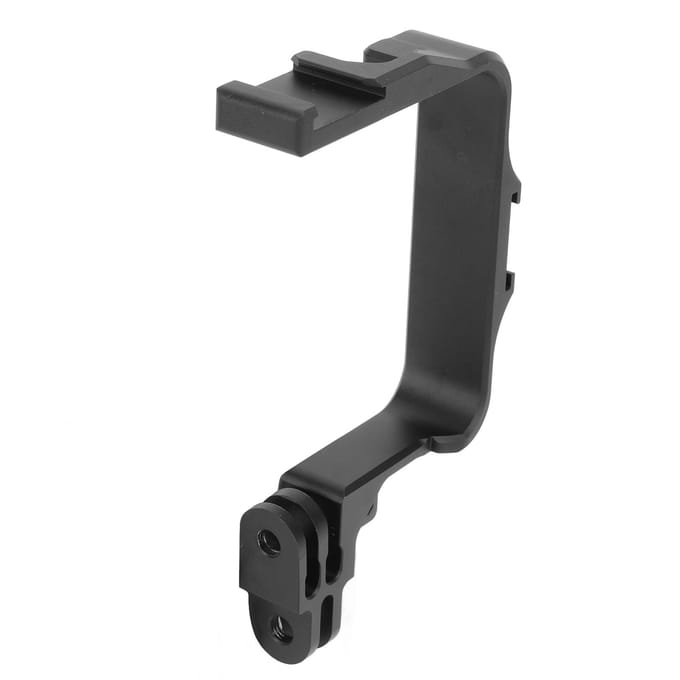 Aluminiumlegering Actiecamera Live Vlog Video Opname Beugel Microfoon Vullicht Verlenging gray