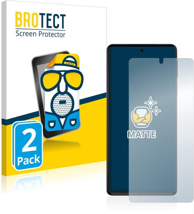BROTECT - Screenprotector voor Motorola Edge 30 Pro - Folie Beschermfolie matte 2 Stuks