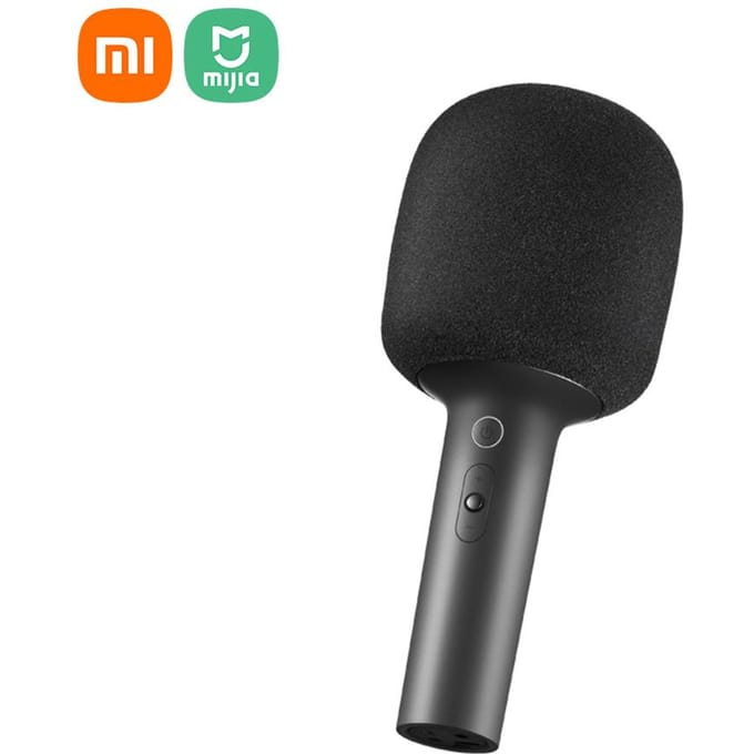 Xiaomi MIJIA Karaoke Microfoon Draadloze BT 5.1 Microfoon met DSP-chip/Ruisonderdrukking/Stereo donkergrijze kleur