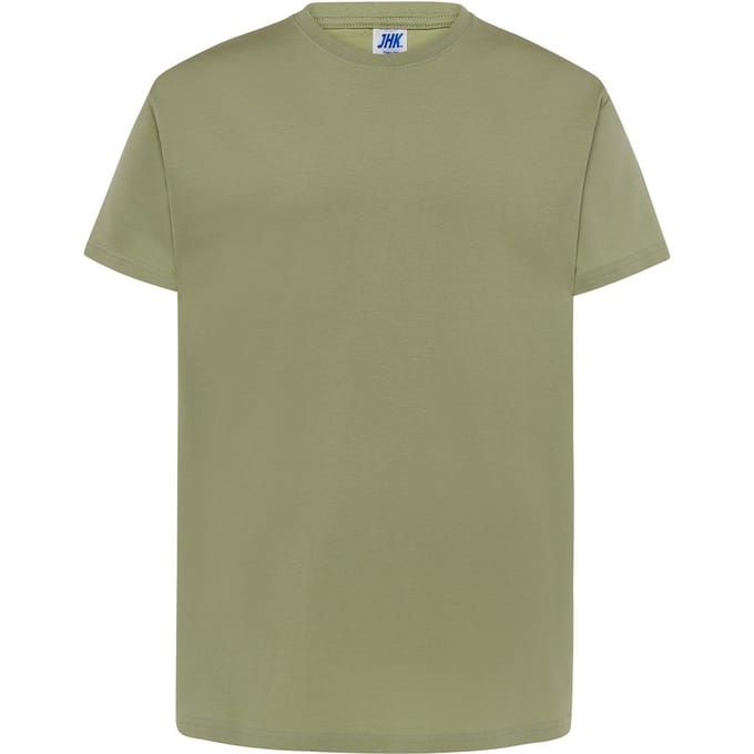 JHK Heren Premium Normaal T-Shirt (Lichtgroen)