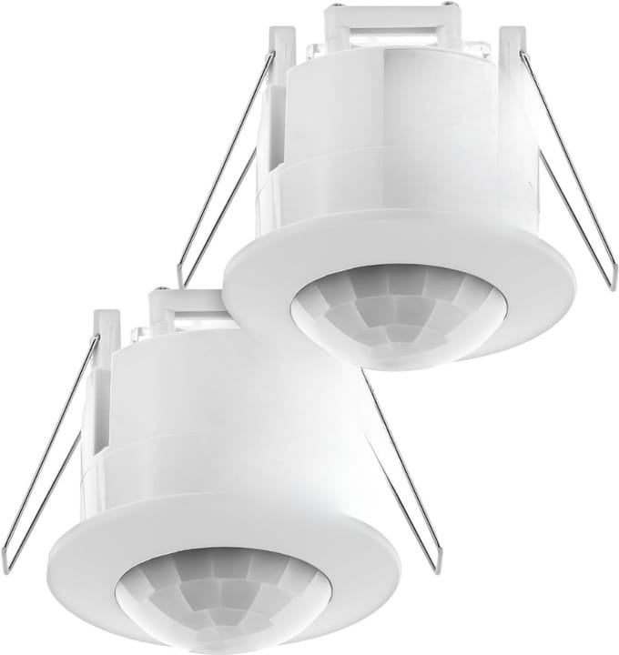 KAD® Buitenlamp met Bewegingssensor - 360° Kijkhoek - Bewegingssensor - Bewegingsmelder - Wit - 8cm x 8cm x 8cm