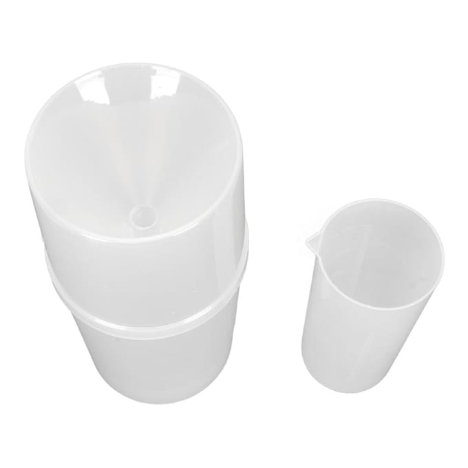 Regenmeter Cilinder Professionele Nauwkeurige Schaalmeting Transparante Plastic Regenmeter voor white