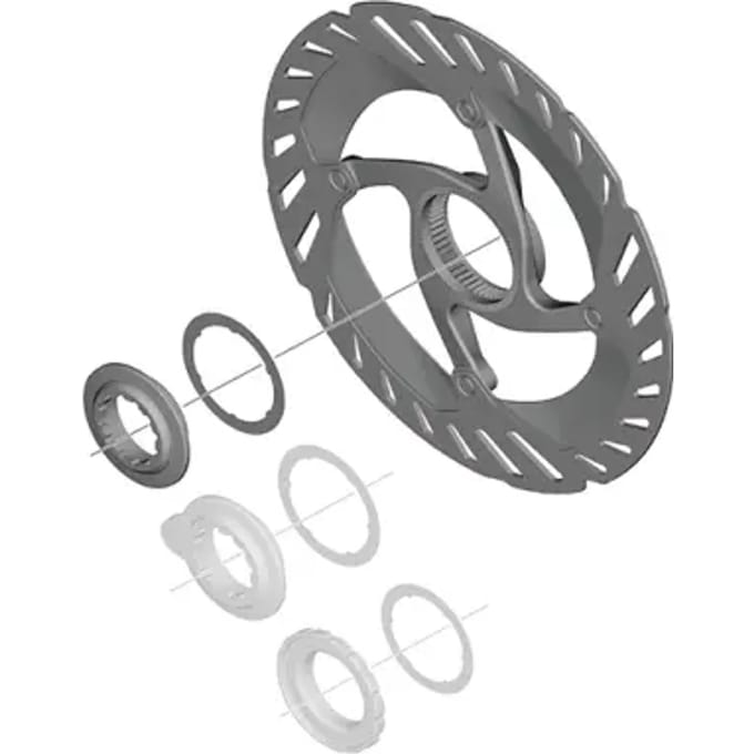 Remschijf met borgring interne spline Shimano RT-CL800 Center Lock Ice Technoligies Freeza