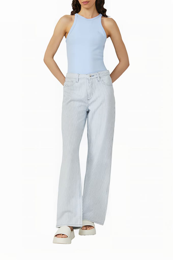 s.Oliver -qs Jeans Offwhite Taglia: W40L32 | Pantaloni larghi Outlet | Donna | Bianco