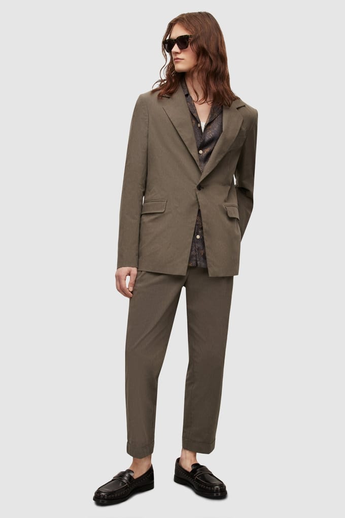 AllSaints Capella Trouser Brown Größe: W30 | Maßgeschneiderte Hosen Outlet | Herren | Braun