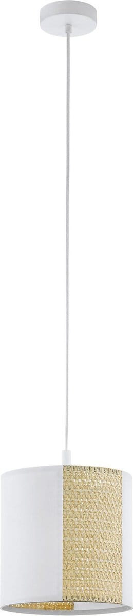 EGLO Arnhem - Hanglamp - E27 - Ø 24 cm - Hout - Wit
