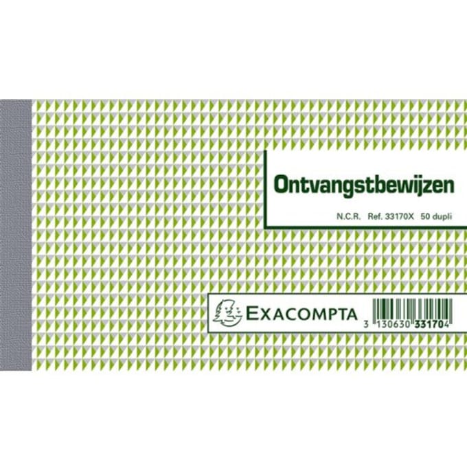 Ontvangstbewijzen Exacompta Manifold dupli 50vel Nl