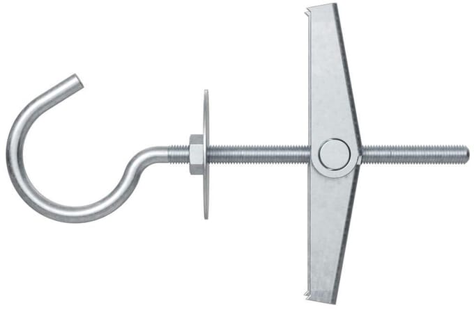 Veerbevestiging - Toggle Fixing - Gipsplaat Bevestigen - Hoog Draagvermogen - 6 x 1 x 1 cm - Zink