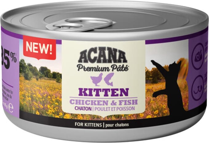 Acana Premium Pâté Kitten Kip & Vis - 24 x 85 gr - Voordeelverpakking